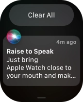 Press the required notification to open it.