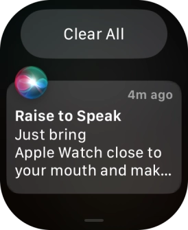 Press the required notification to open it.
