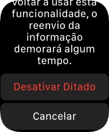 Prima Desativar Ditado.