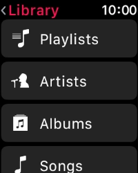 Press Playlists.