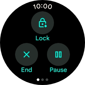 Press Pause to pause activity. Press Pause to pause activity.