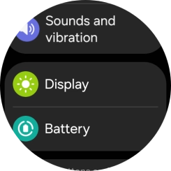 Press Display.