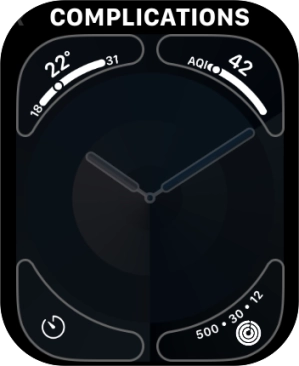 Press the Digital Crown twice to return to the home screen.