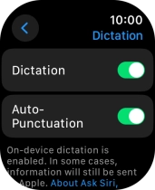 Press the Digital Crown twice to return to the home screen.