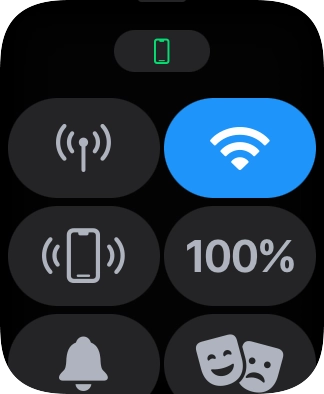 Clique em percentagem de bateria.