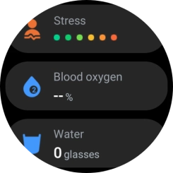 Press Blood oxygen.
