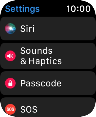 Press Siri.