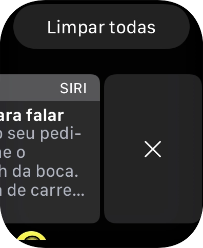 Prima o ícone para apagar para a remover.