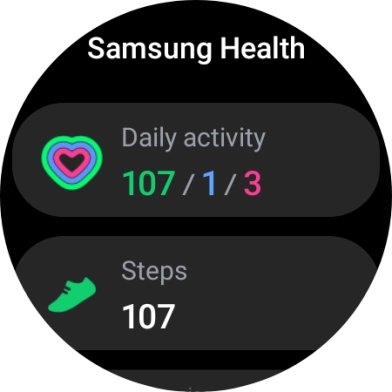 Under Daily activity, you can see how far you are from completing your daily activity goals. Under Daily activity, you can see how far you are from completing your daily activity goals.