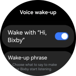 Press the indicator next to 'Wake with 