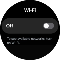 Press the indicator below 'Wi-Fi' to turn on the function.