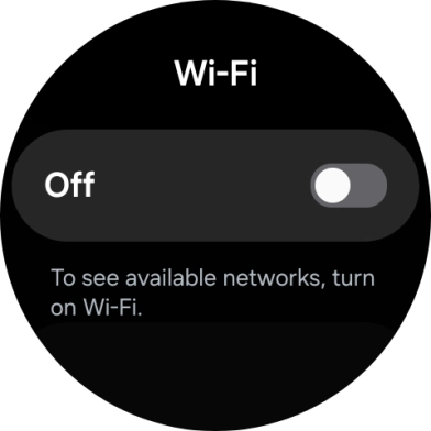 Press the indicator below 'Wi-Fi' to turn on the function.