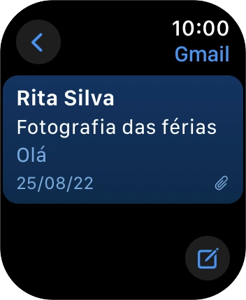 Prima a seta para a esquerda.