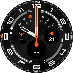 Press and hold the Home key until your smartwatch restarts.