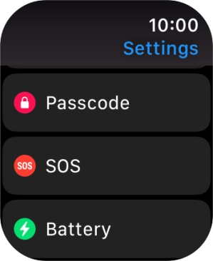 Press Passcode.