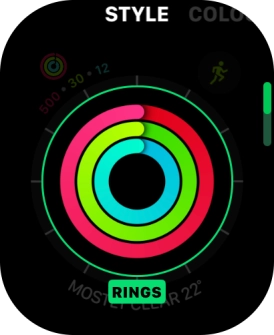 Press the Digital Crown twice to return to the home screen.