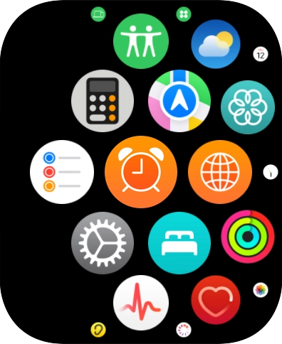 Press the Maps icon.