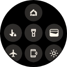 Press the find my phone icon to send a signal to your phone.