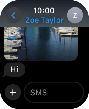 Press SMS.