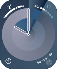 Press the Digital Crown twice to open the list of running applications.