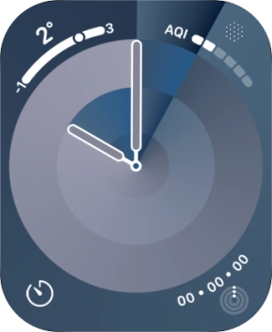 Press the Digital Crown twice to open the list of running applications.