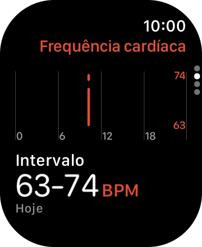 Prima a Digital Crown as vezes necessárias para voltar ao menu principal.