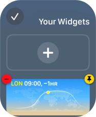 Press the confirm icon.