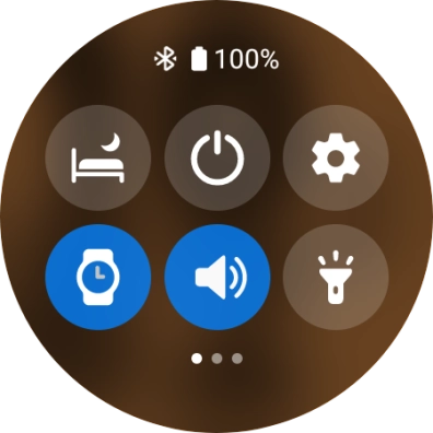 Press the power off icon.