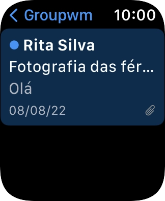 Prima a seta para a esquerda.