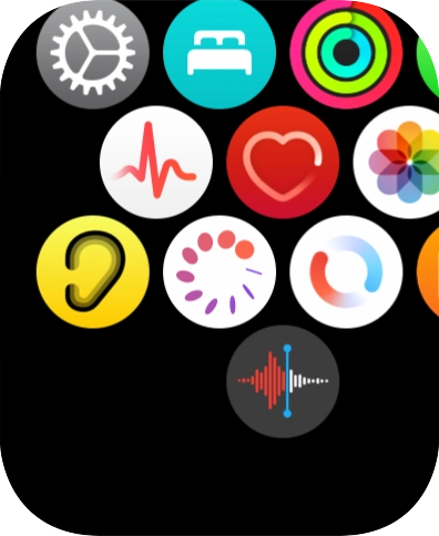 Prima o ícone do medidor de pulsação.