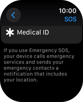 Press Medical ID.