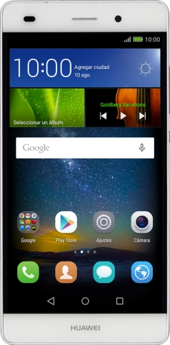 Imagen 1: Vista frontal del Huawei P8 Lite - Black