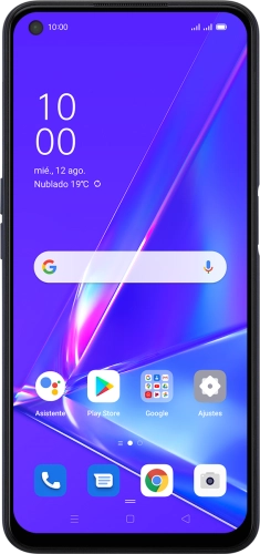 Imagen 1: Vista frontal del OPPO A72 - Black