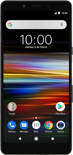 Imagen 1: Vista frontal del Sony Xperia L3 - Black