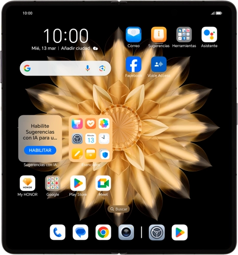 Imagen 1: Vista frontal del HONOR Magic V2 - DarkGray