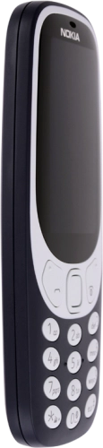 Imagen 3: Vista del lateral izquierdo del Nokia 3310 (2017) - MidnightBlue