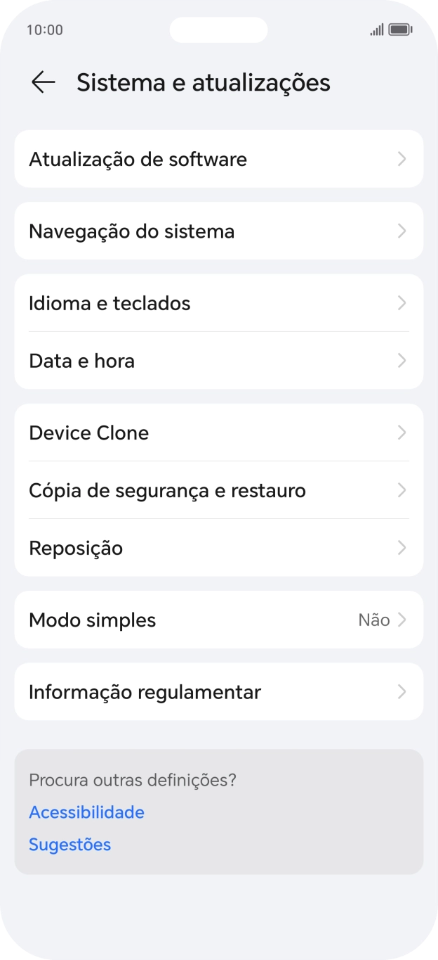 Prima Data e hora.
