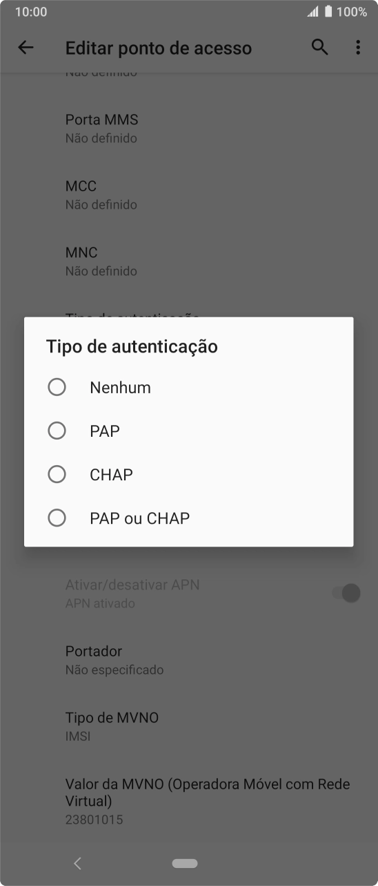 Prima Nenhum.
