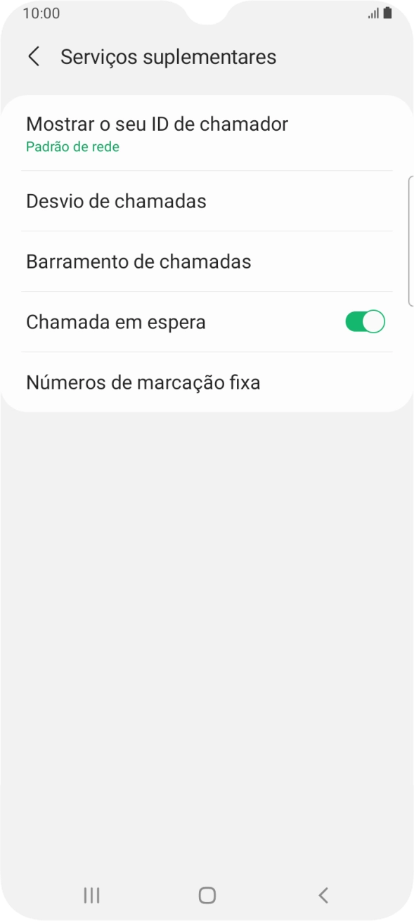 Prima Mostrar o seu ID de chamador.