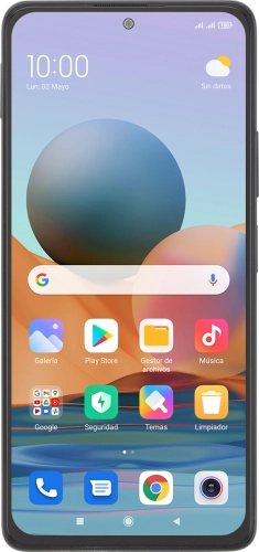 Imagen 1: Vista frontal del Xiaomi Redmi Note 10 Pro - DarkGray