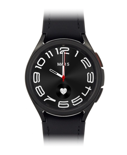 Imagen 1: Vista frontal del Samsung Galaxy Watch6 Classic - Black