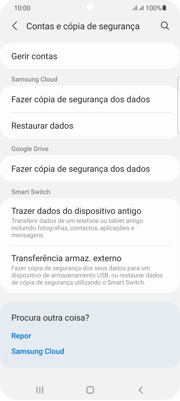 Prima Gerir contas.