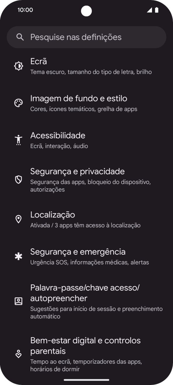 Prima Segurança e privacidade.
