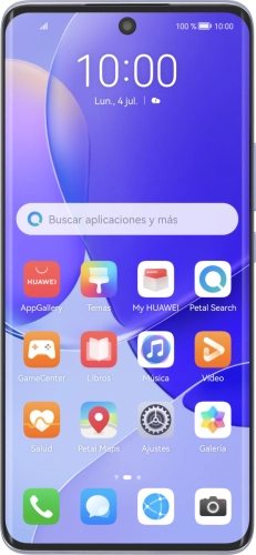Imagen 1: Vista frontal del Huawei nova 9 - LightSkyBlue