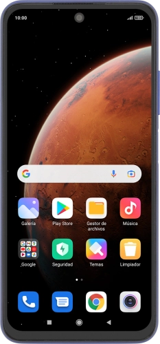 Imagen 1: Vista frontal del Xiaomi Redmi Note 10 5G - MidnightBlue