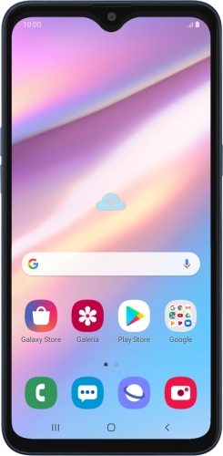 Imagen 1: Vista frontal del Samsung Galaxy A10s - Green