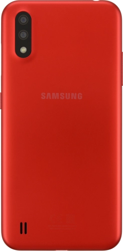 Imagen 2: Vista posterior del Samsung Galaxy A01 - Red