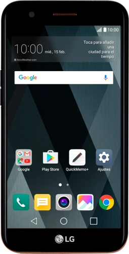 Imagen 1: Vista frontal del LG K10 (2017) - Black
