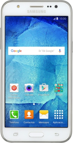 Imagen 1: Vista frontal del Samsung Galaxy J5 - White