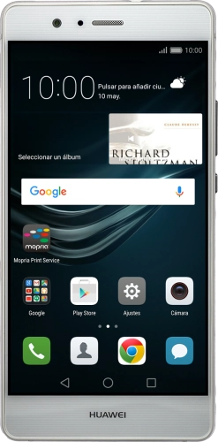 Imagen 1: Vista frontal del Huawei P9 lite - White